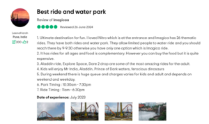 Best ride and water park