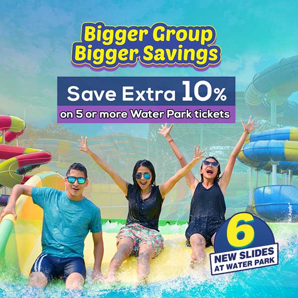 Bigger Group Bigger Savings Water park