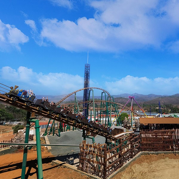 gold rush roller coaster, Imagicaa Gold Rush ride